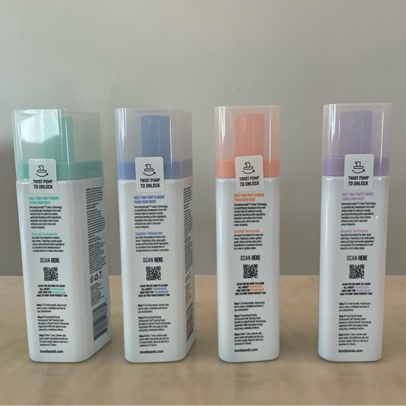 Bondi Sands Technocolor 1 Hour Express Self Tanning Foam 4 bundle set - Picture 2 of 6